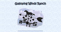 Desktop Screenshot of gallopingwindsranch.com