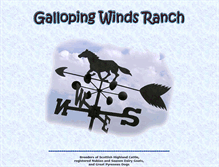 Tablet Screenshot of gallopingwindsranch.com